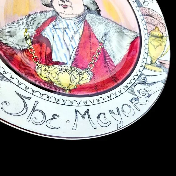 Vintage Royal Doulton Collectible Plate The Mayor Professional Series D6283 - Picture 11 of 12